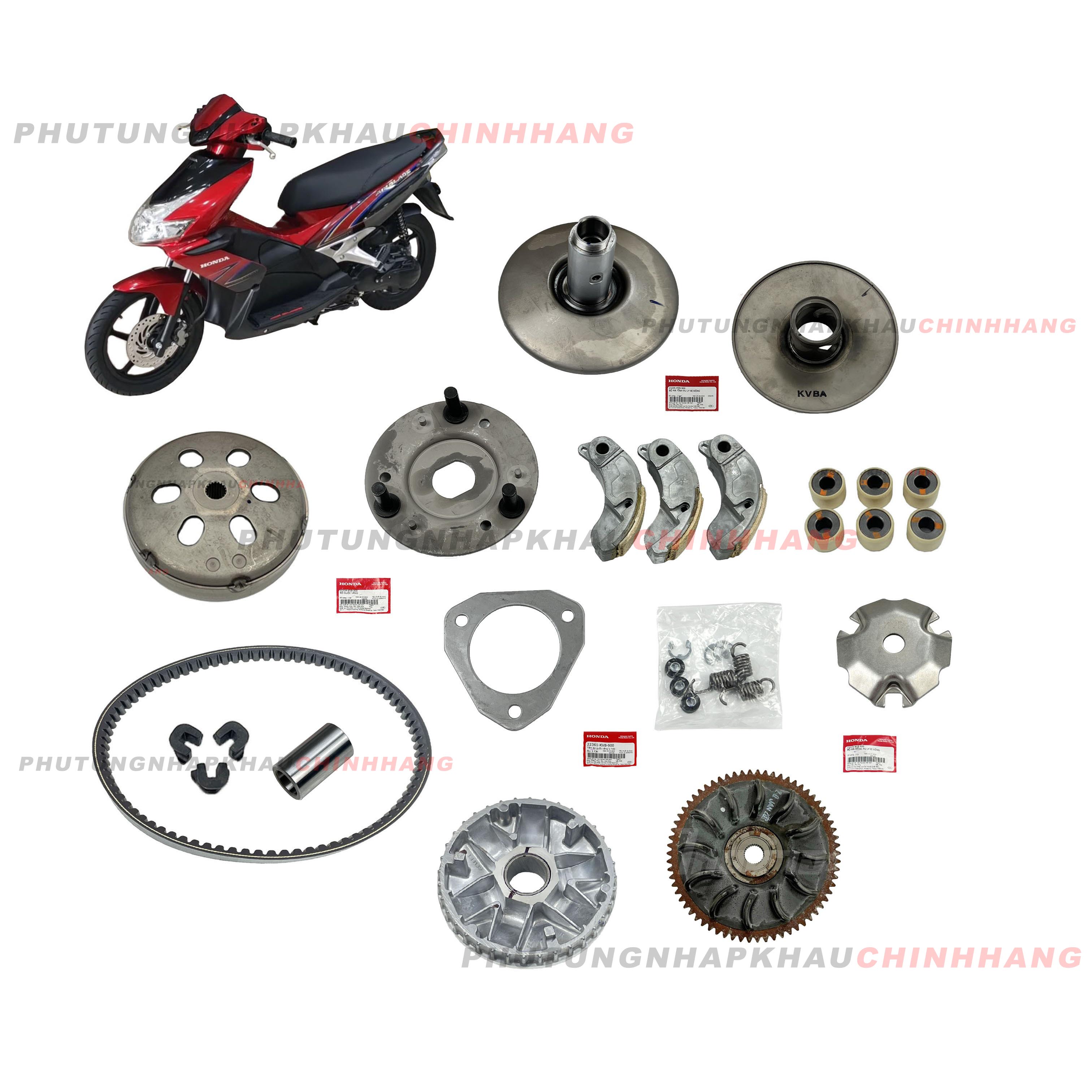 [Retail Items] Genuine 2007 2008 Ab 110 Gasoline Engine Set, Air Blade 110 Clutch Set, 2009 2010 Engine Fuel Tank