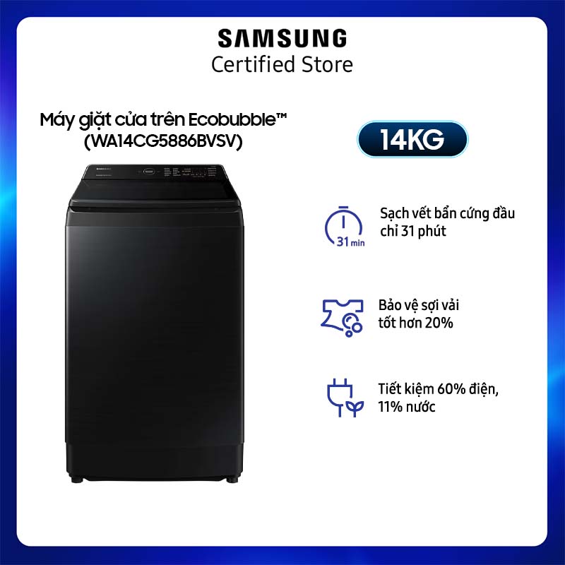 Máy Giặt Cửa Trên Samsung Digital Inverter 14kg