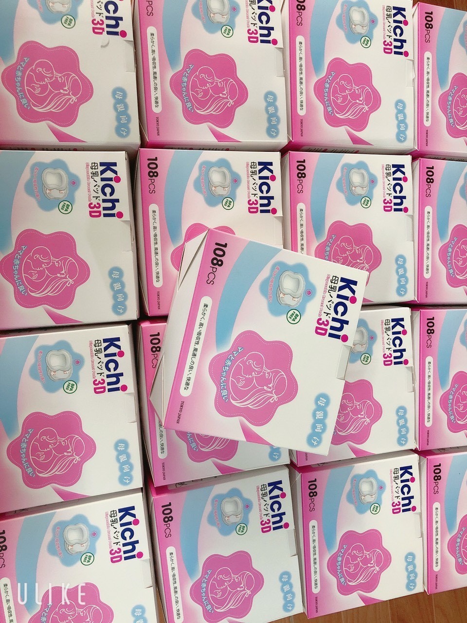 Hộp 108 Miếng Lót Thấm Sữa Kichi Mềm Mịn, an toàn, kháng khuẩn