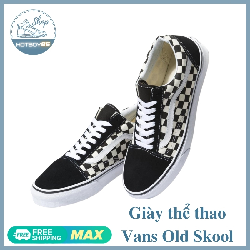 Giày thể thao Vans Old Skool caro  nam - GTTVCR01 - Hotboy 86 - Hotboy 86 - Kiểu dáng thể thao, dễ kết hơp với các kiểu trang phục khác tạo cho bạn sự mạnh mẽ, cá tính. Sản phẩm được tặng kèm hộp