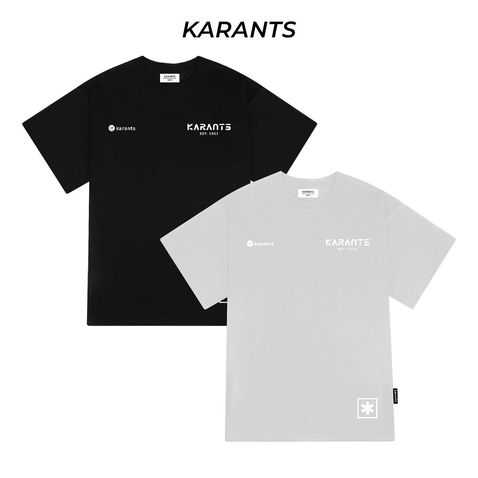 Áo thun local brand unisex karants premium 100% cotton basic tee est2022 - kr05