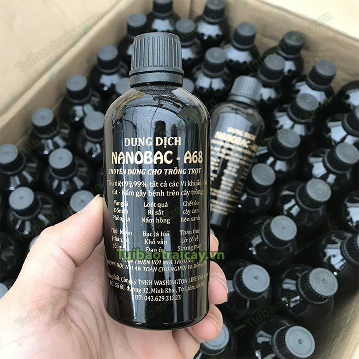 Dung dịch Nano Bạc trừ bệnh nấm, gỉ sắt lọ 100ml