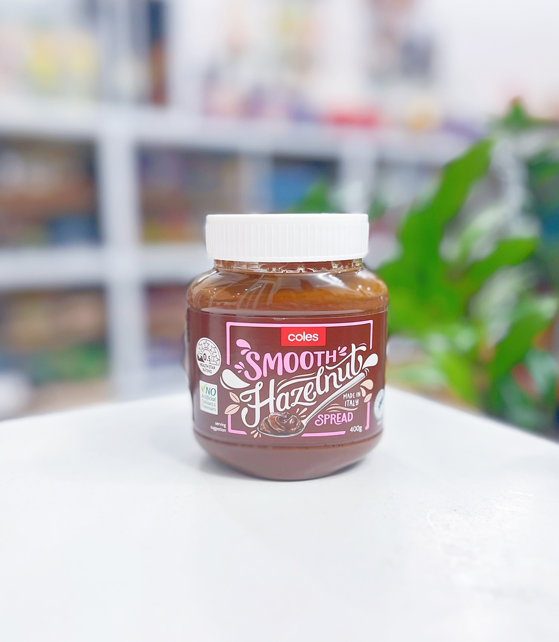 Bơ hạt phỉ phết bánh mì Hazelnut Spread của nhãn hiệu Coles hủ 400GR
