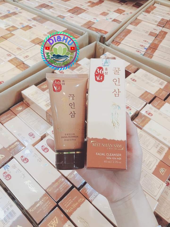 Sữa rửa mặt mật nhân sâm - 36.vi - 80ml