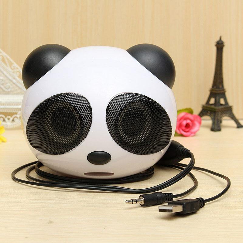 Loa nghe nhạc xem phim dùng cho máy máy tính và điên thoại kết nối cổng jack 3.5 gấu trúc Panda - Loa Máy Tính Âm Bass Cực Đỉnh Cho Âm Thanh Sống Động