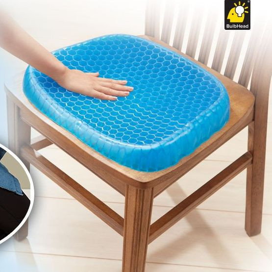 ĐỆM SILICON LÓT GHẾ NGỒI 2 LỚP 3D SIÊU THOÁNG KHÍ CHỐNG MỎI CHO NGƯỜI NGỒI LÂU - ĐỆM HỖ TRỢ FLEX LÓT GHẾ SIÊU ÊM CHO NGƯỜI BỆNH ĐAU LƯNG - NỆM LÓT GHẾ NGỒI XE HƠI, VĂN PHÒNG SIÊU BỀN