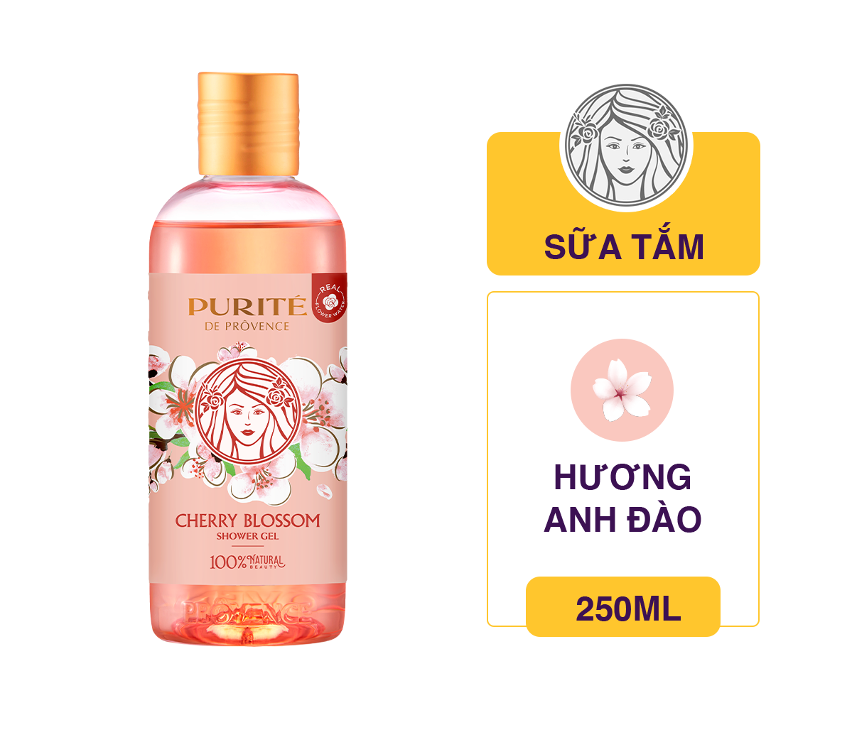 Sữa tắm purité hoa anh đào 250ml - v20_ht