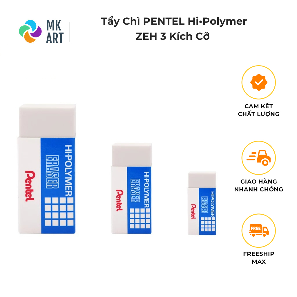 Gôm tẩy chì pentel nhật bản hàng chính hãng