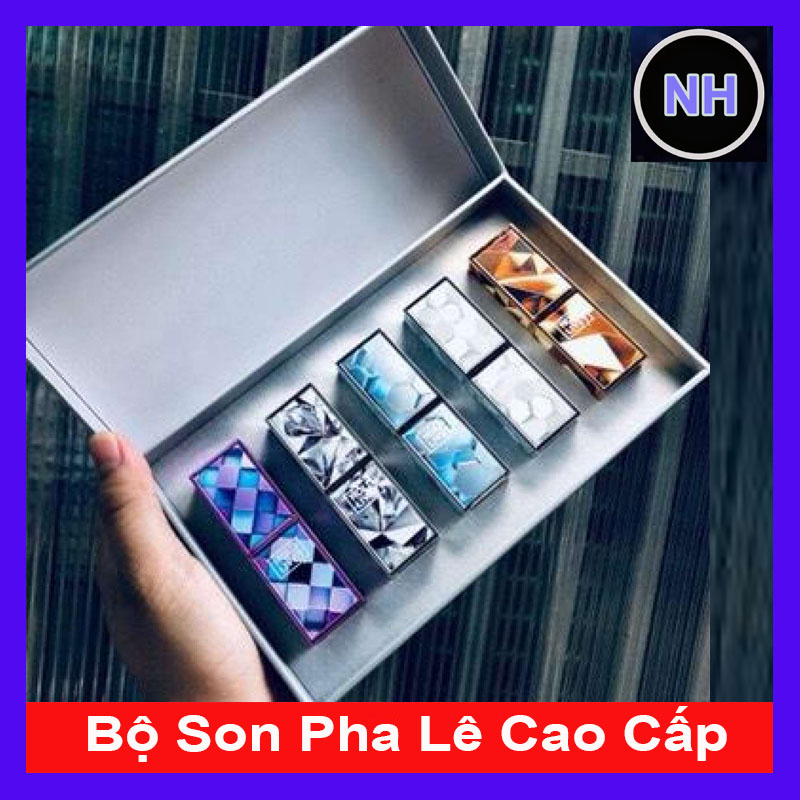 Bộ 5 cây son pha lê cao cấp
