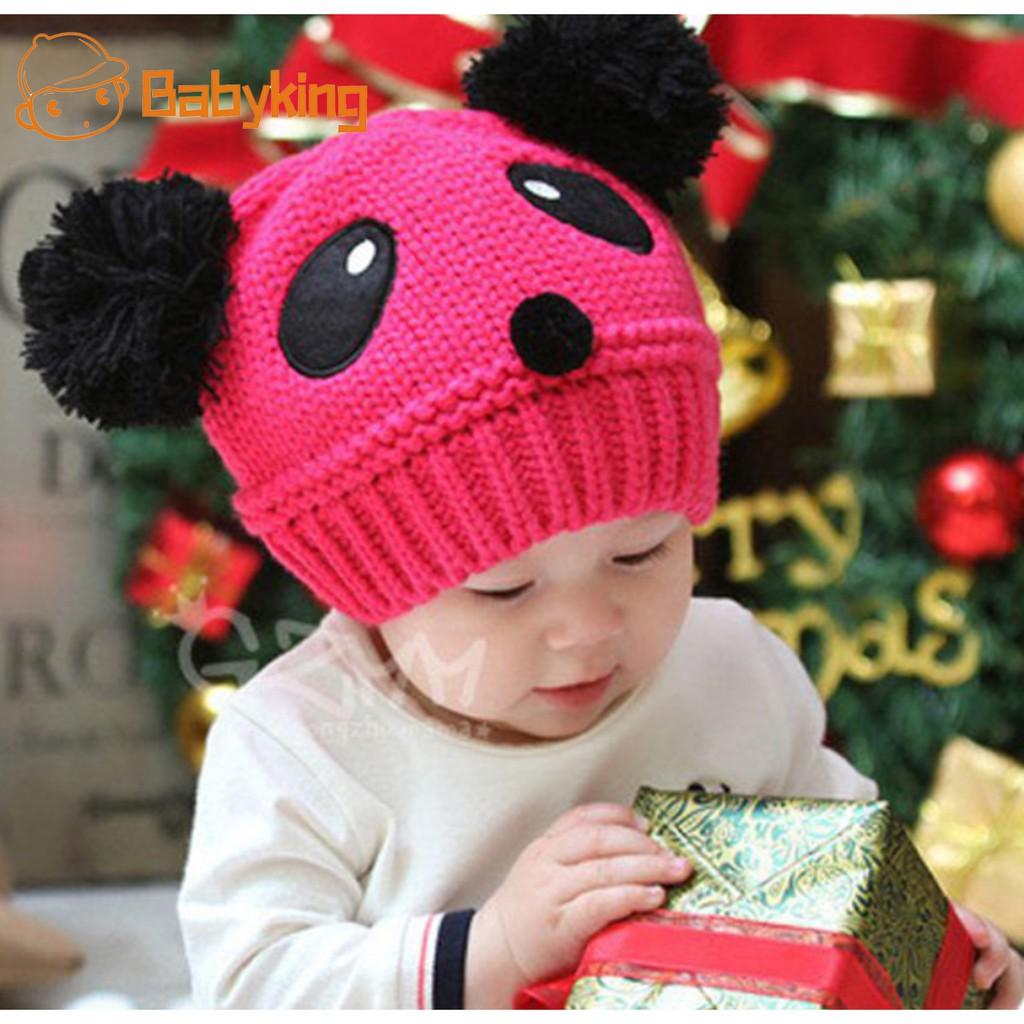 Nón len gấu Panda cho bé