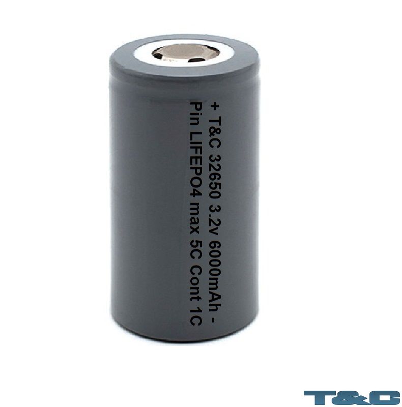 Pin lifepo4 32650 32700 3.2v 6000mah t&c