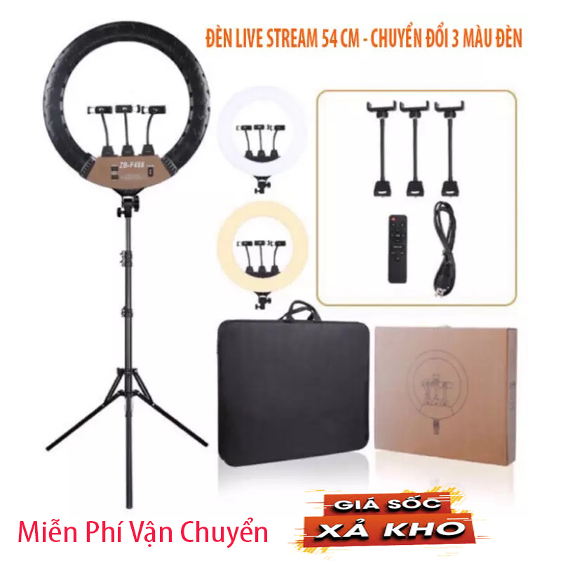 [HCM](Thiết Bị Hỗ Trợ Livetream) Đèn LED Hỗ Trợ Hỗ Trợ Livetream (Cỡ Lớn) Đèn Livetream 54cm Chụp Hình Sản Phẩm Đèn Led Hổ Trợ LiveStream – Trang Điểm – Size 45cm Đèn LED RING Thần Thánh make up – Live Stream Đèn Sieu Sáng Sieu Bền  Sale 50%.