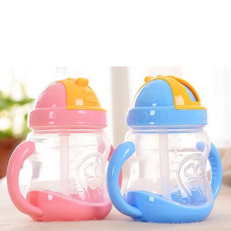 Bình tập uống nước chống rò 280ml cho bé mã 2020