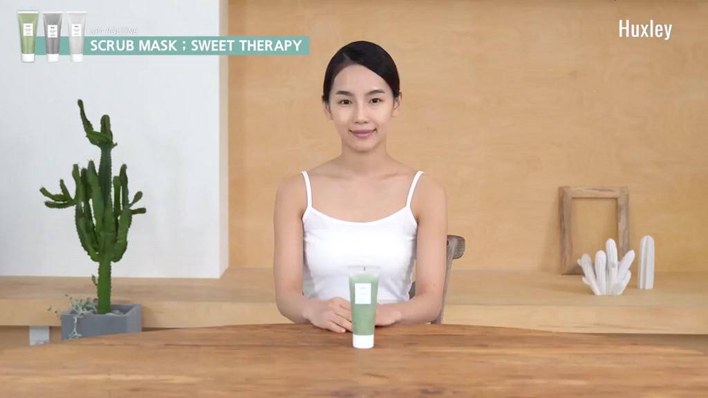 Huxley - Tẩy Tế Bào Chết Mặt Xương Rồng - Mặt Nạ Tẩy Da Chết Secret Of Sahara Scrub Mask Hàn Quốc 120gr