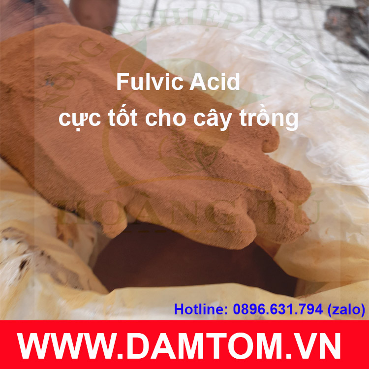 Axit Fulvic 70%- Phân bón tan trong nước