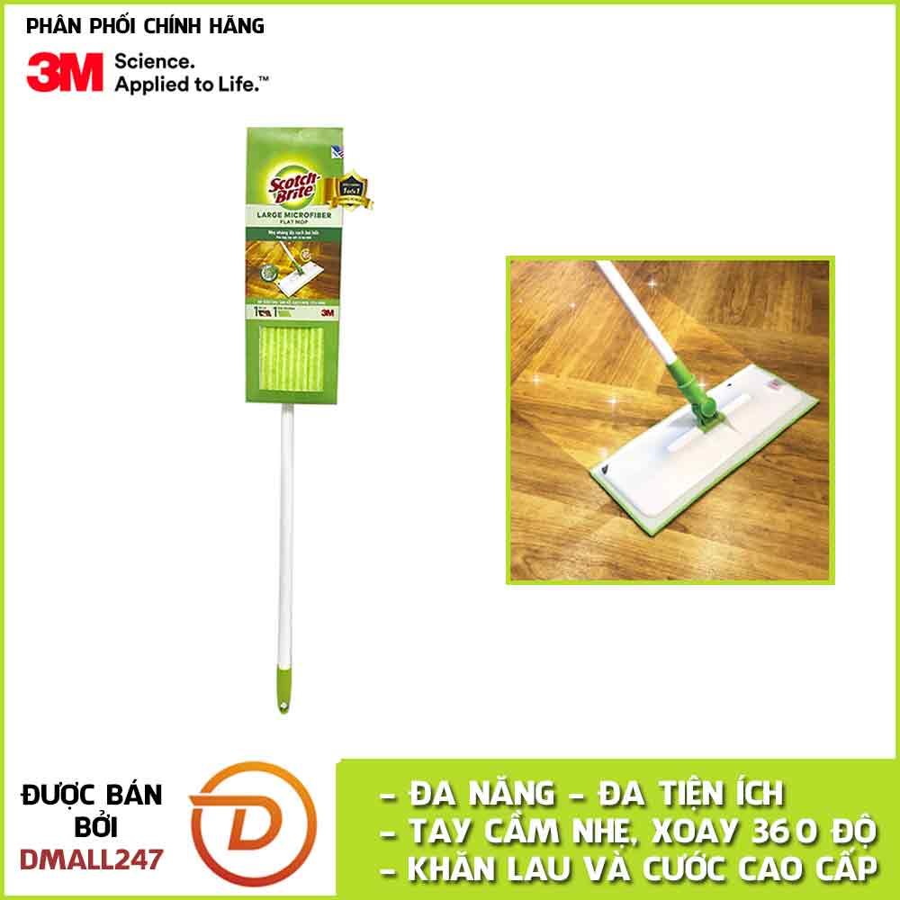Cây lau nhà đa năng 3 trong 1 cao cấp Scotch-Brite 3M LN-DN  - Dmall247, chăm sóc vệ sinh nhà cửa