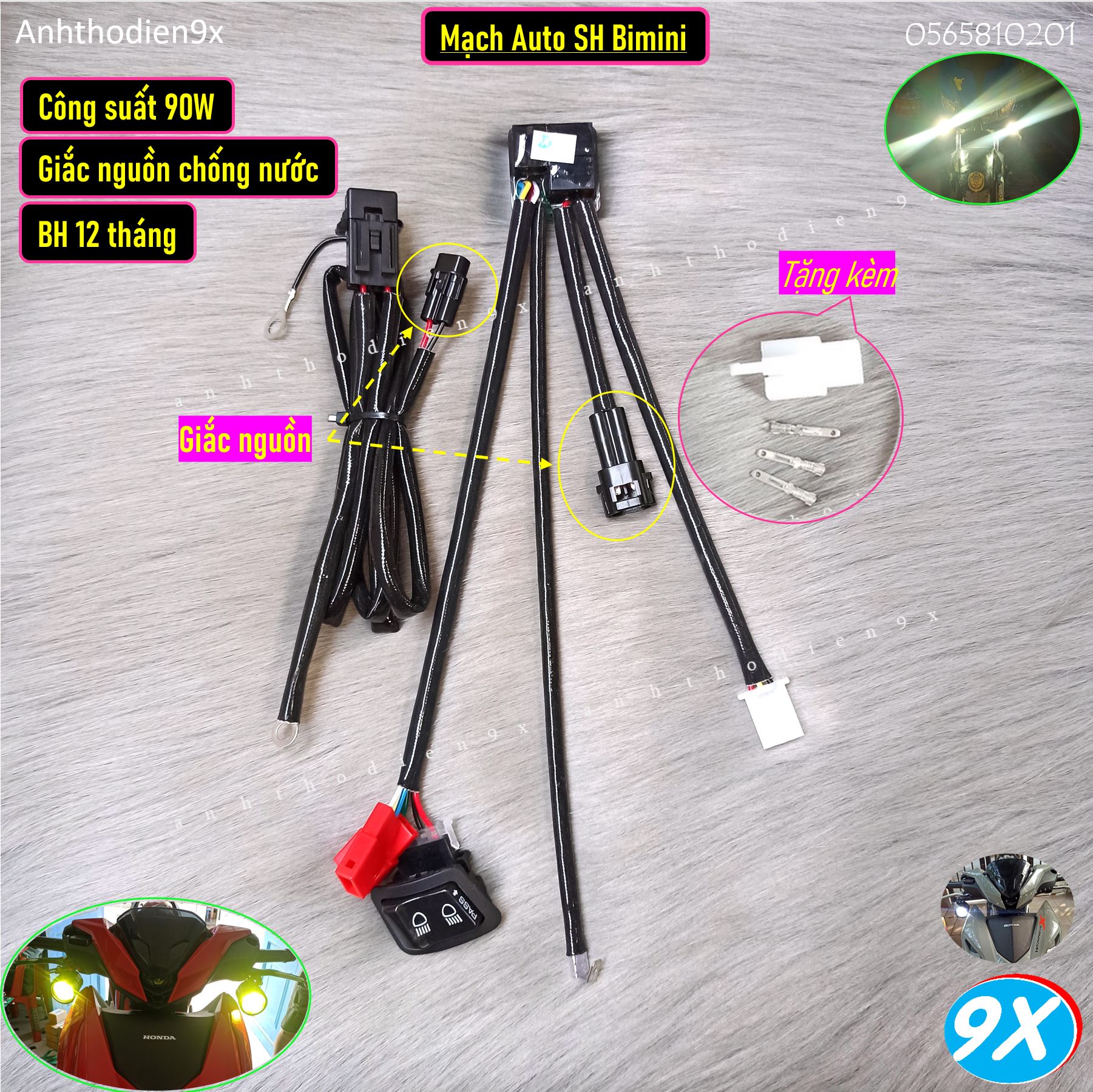 💥💥Freeship 💥💥 [HCM]Mạch AutoPassing SH Gắn L4X, Bi Cầu Mini, CX60 Lắp Như Zin Cho Các Dòng Xe | Anhthodien9x