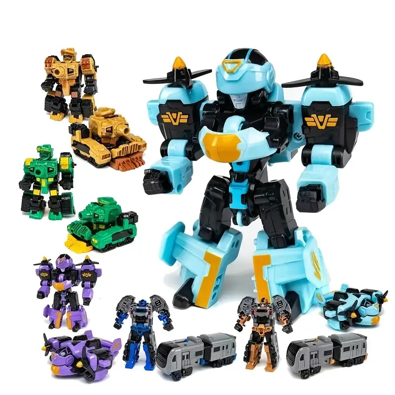 Đồ chơi máy bay xe tăng biến hình Robot ôtô xe tăng Robot đồ chơi giáo dục dành cho bé trai