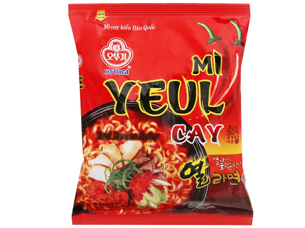 Mì nước Yeul cay Ottogi bịch 120g