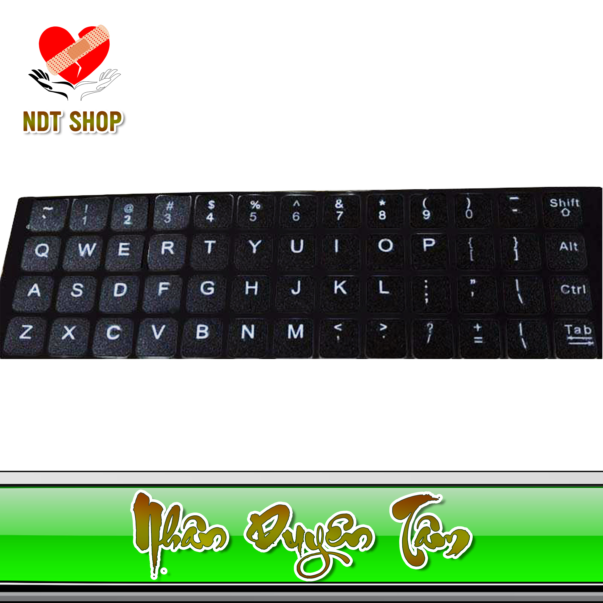 [HCM]Decal dán bàn phím bay chữ (Anh - Nhật - Hàn)