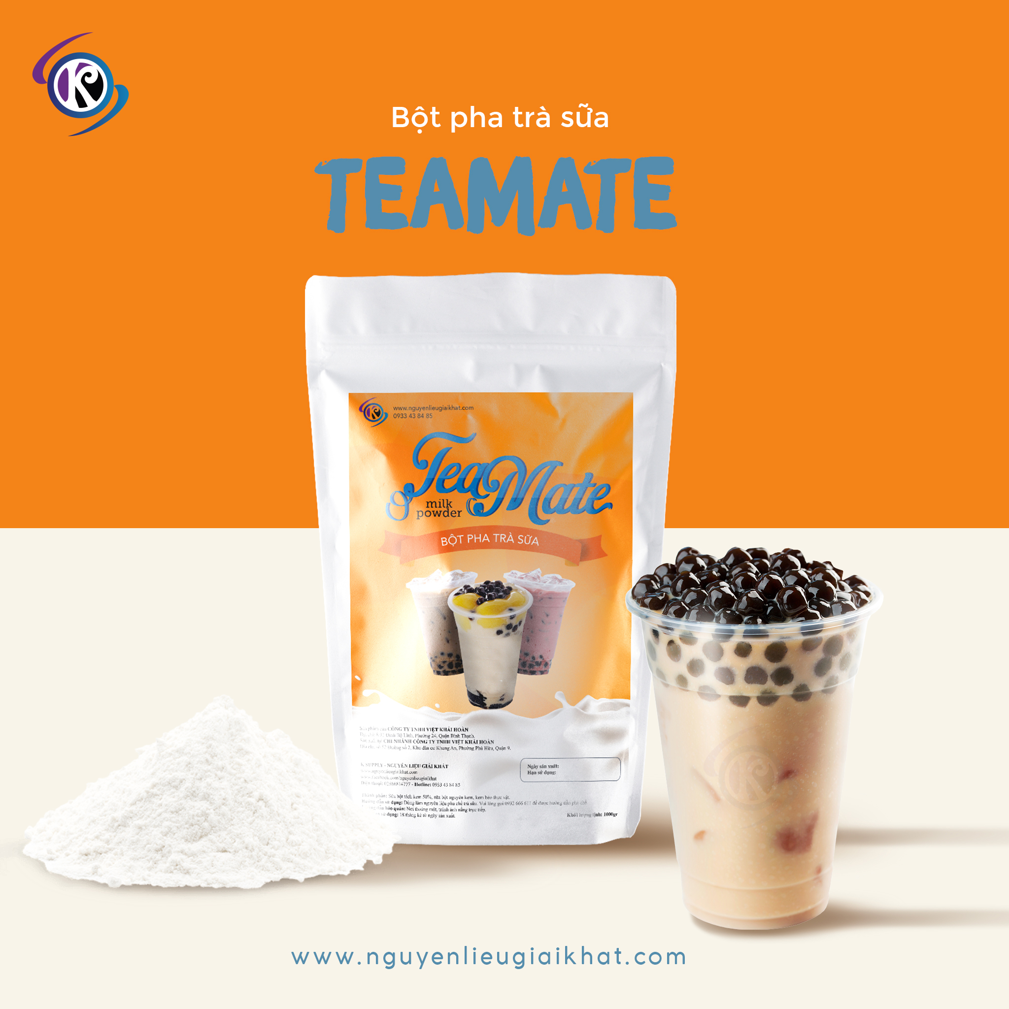 Bột pha trà sữa Tea Mate