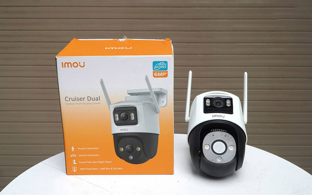 Camera Wifi IMOU Cruiser Dual 10MP IPC-S7XP-10M0WED Xoay 360 Ngoài Trời