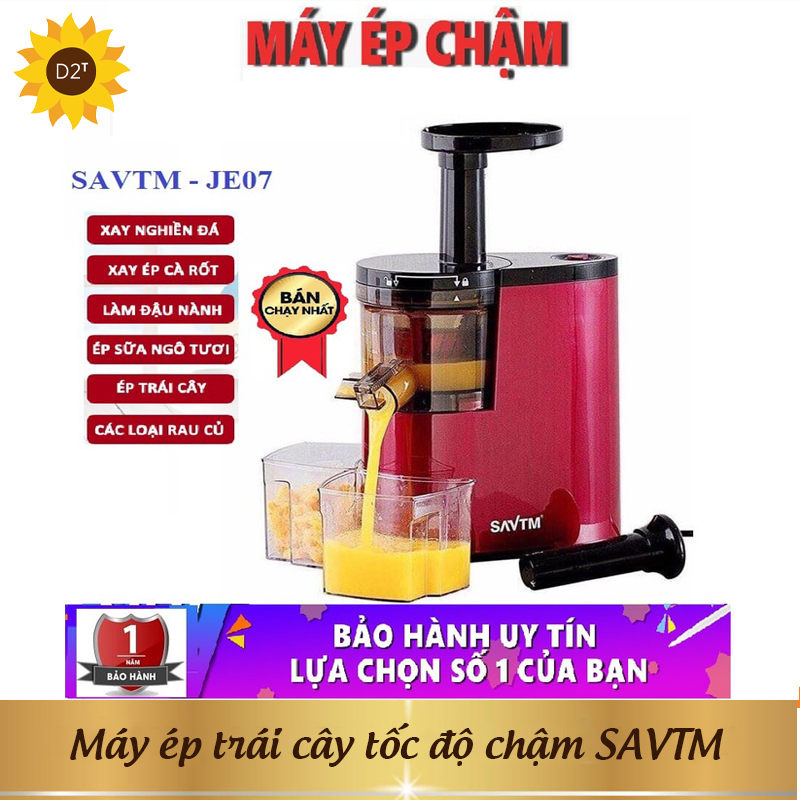 Máy ép trái cây tốc độ chậm savtm je-07/ máy ép trái cây hongxin rh311