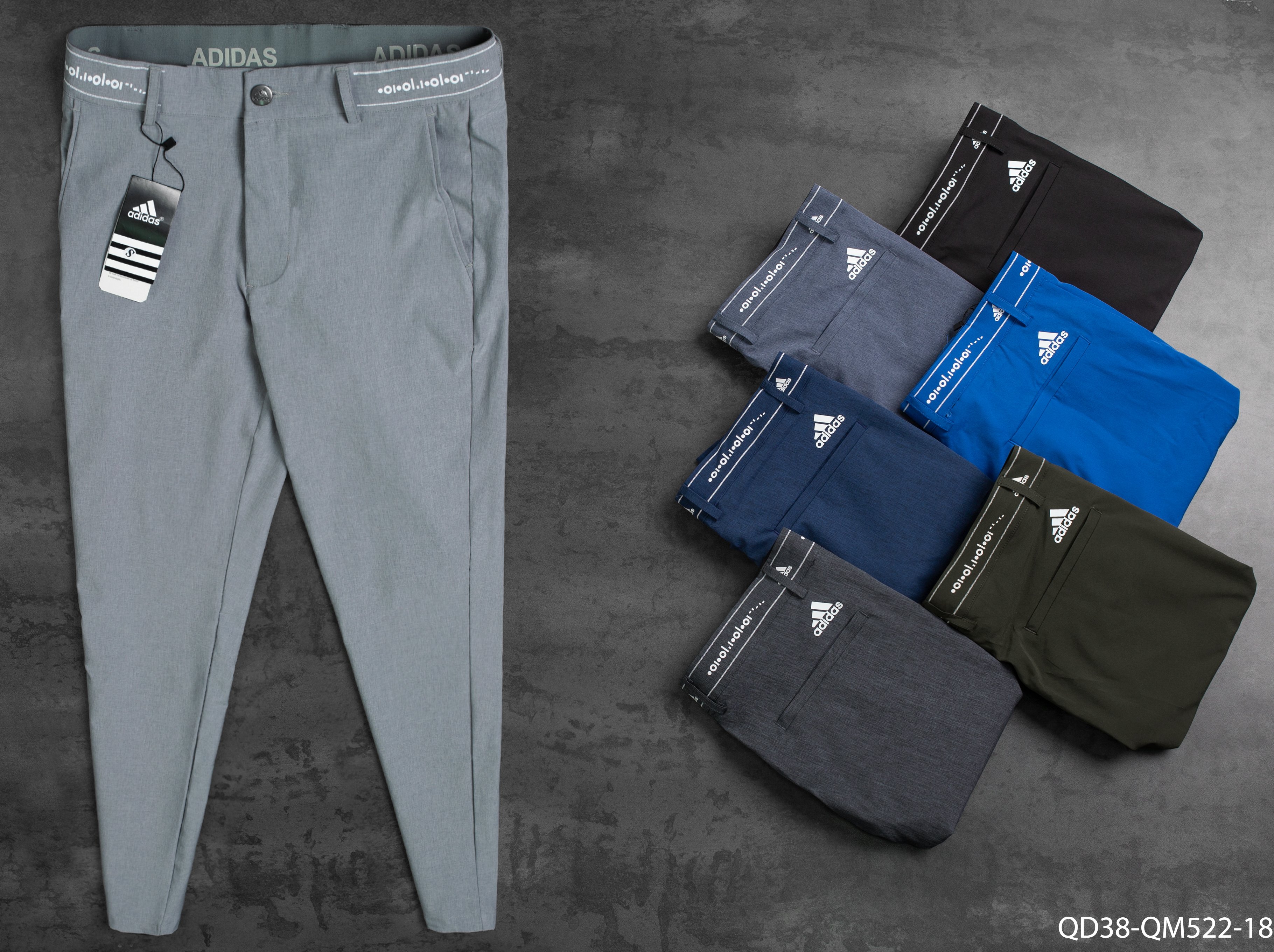 Quần dài golf xi dãn QD38 - thời trang nam vnxk