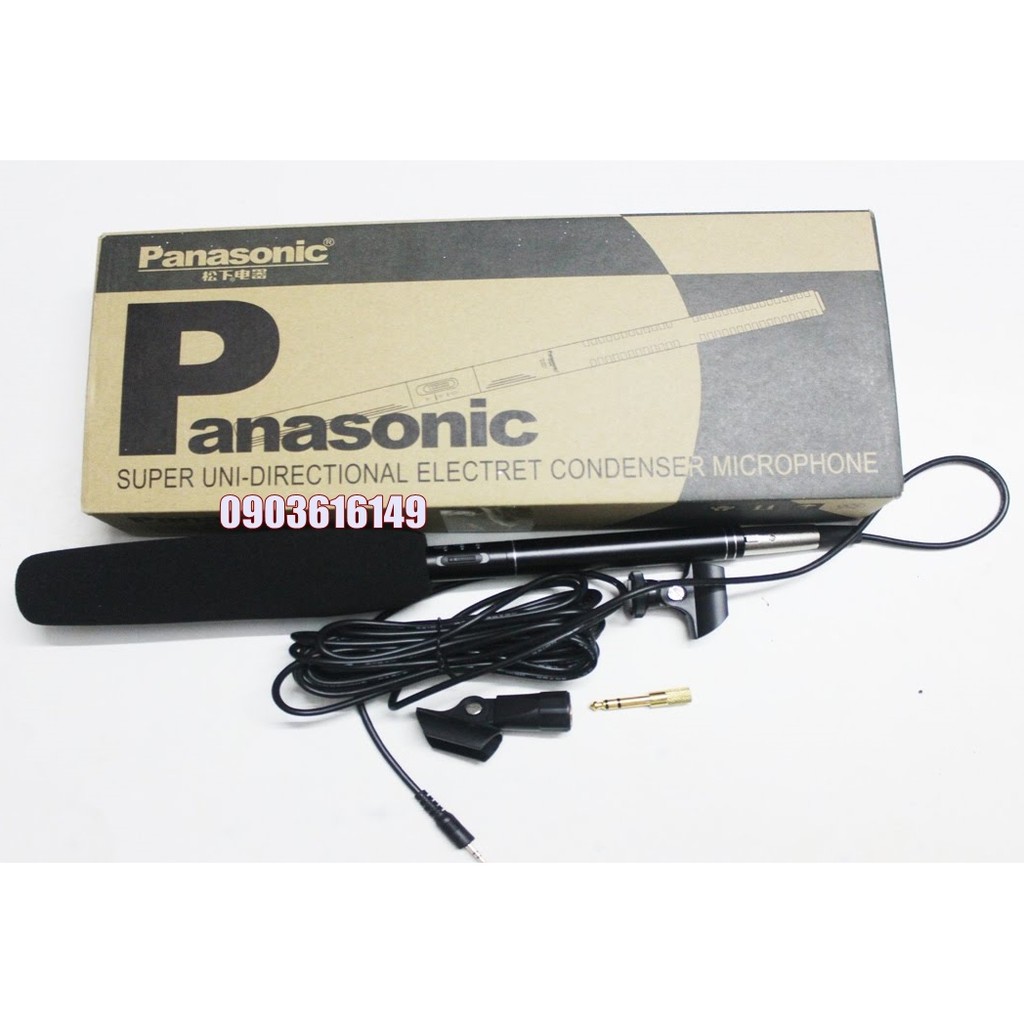 Micro quay phim phỏng vấn hội nghị panasonic em-2800a