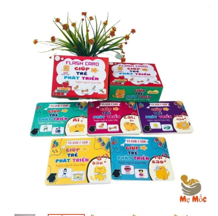 Bộ Thẻ 300 Câu Hỏi Và Trả Lời kích thích phát triển ngôn ngữ, trí tuệ, tư duy sâu sắc cho trẻ - Bống Kids