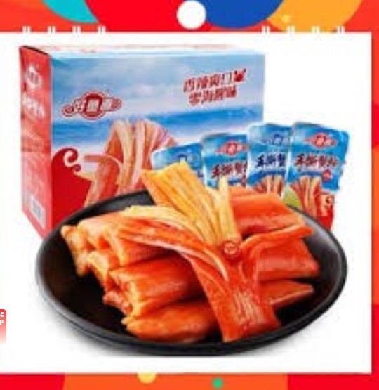 Thanh cua tẩm vị 14g , thanh cua ăn vặt 4 vị siêu ngon ăn cay mặn ngọt