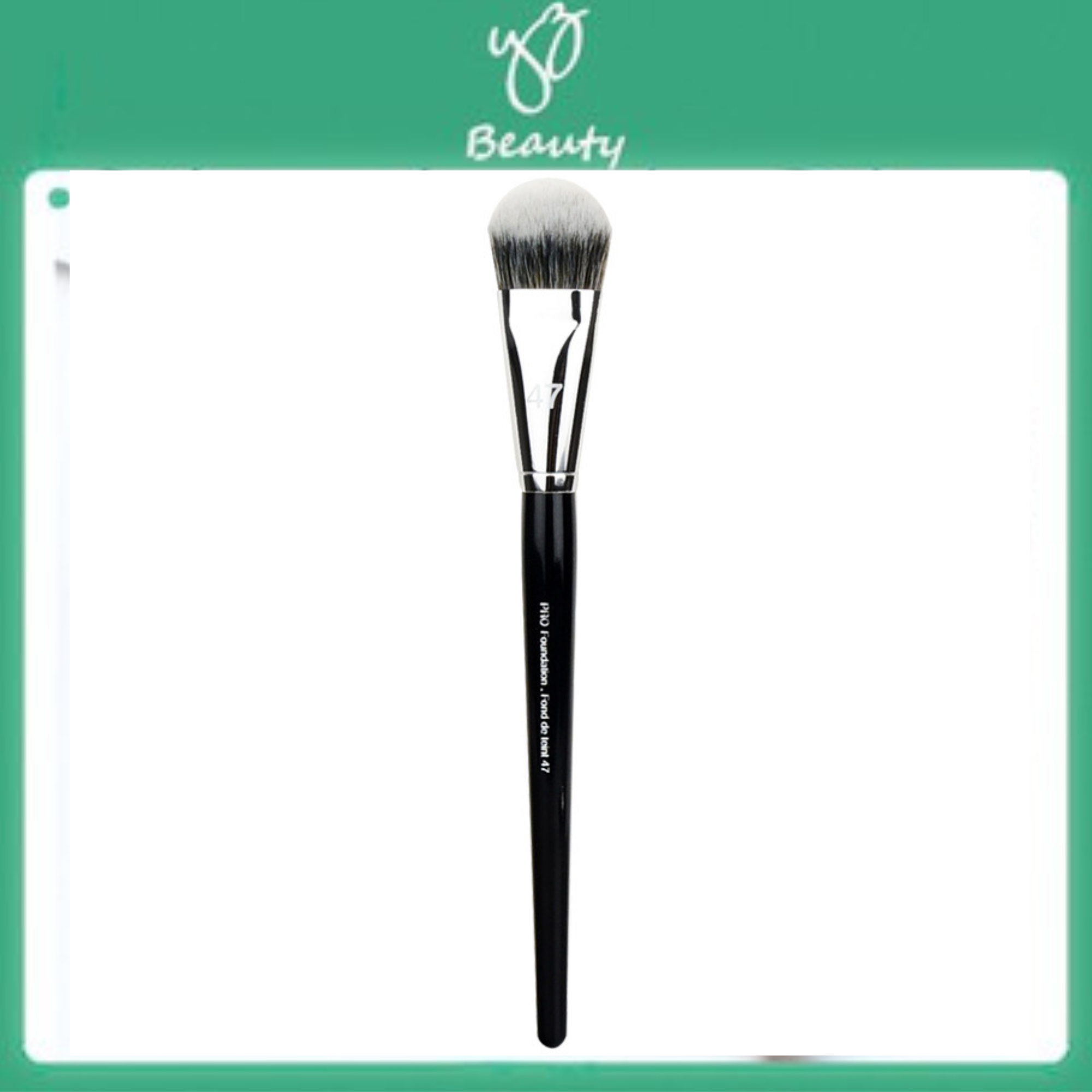 Cọ đánh nền 47 chuyên nghiệp đầu phẳng góc lưỡi mèo dễ thương - yz beauty