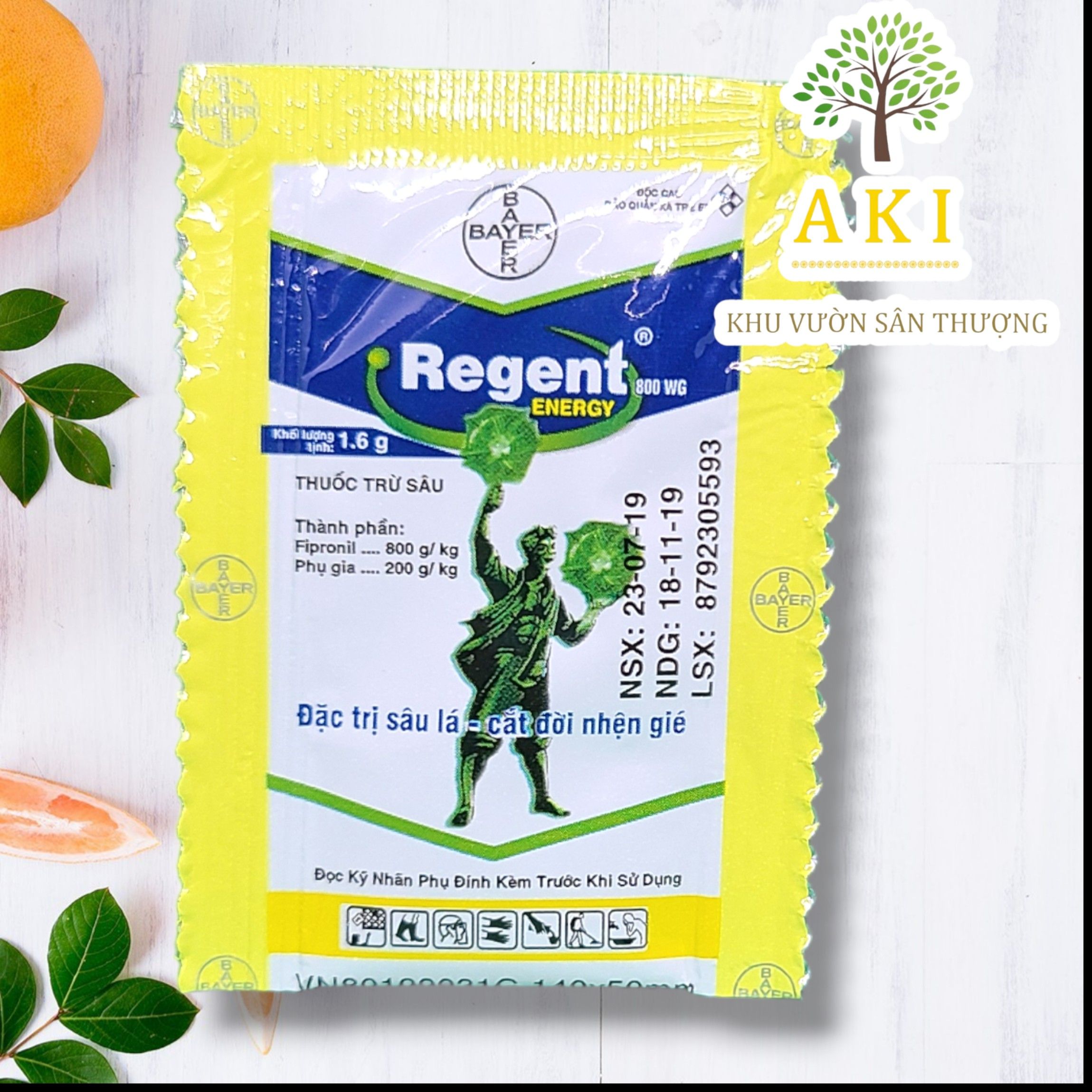 [Chính hãng] Chế phẩm diệt côn trùng Regent 1.6g Bayer, diệt kiến mối sâu rầy