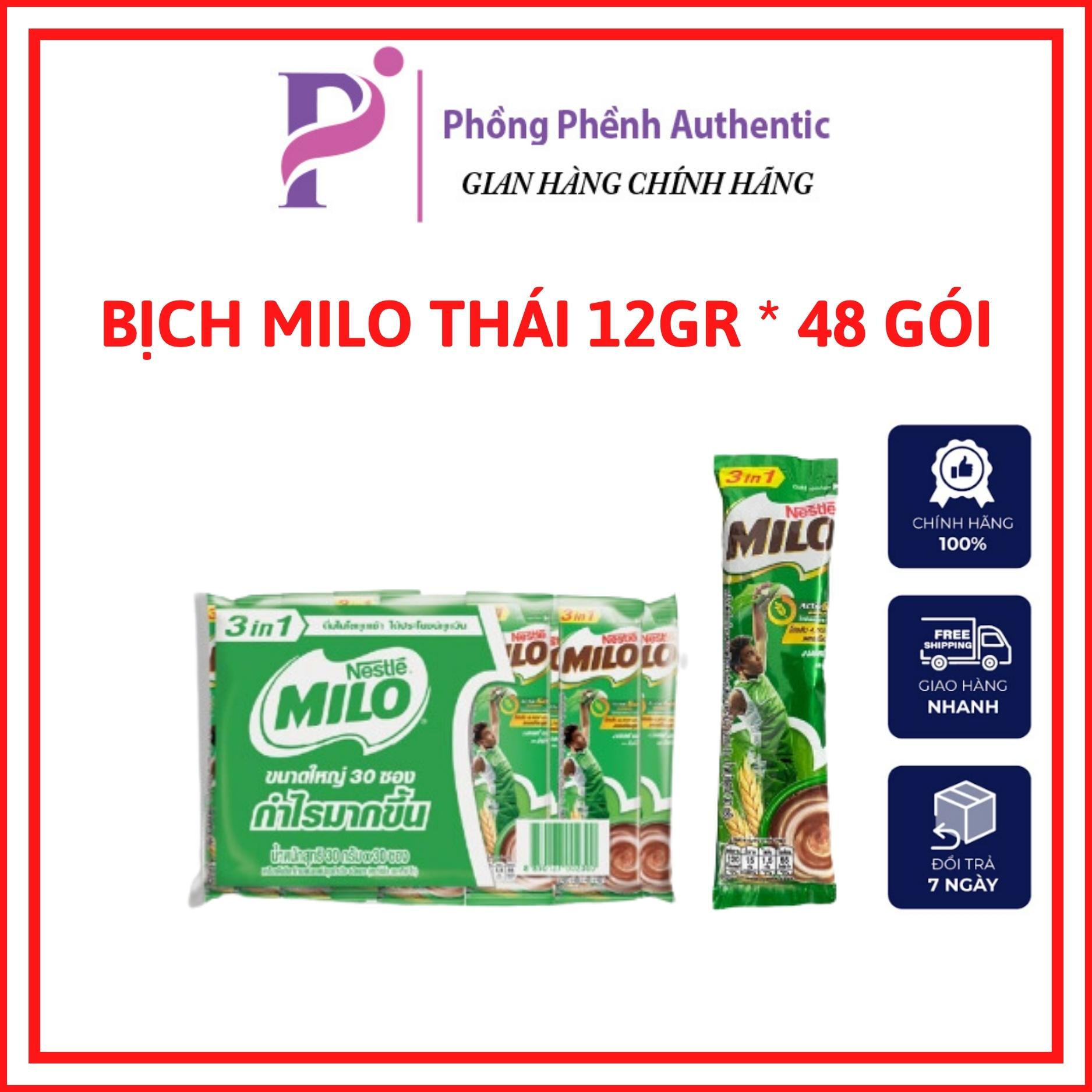 Vui lòng mua hàng tại shop mới phongphenhauth - bịch milo thái túi 12gr * 48 gói