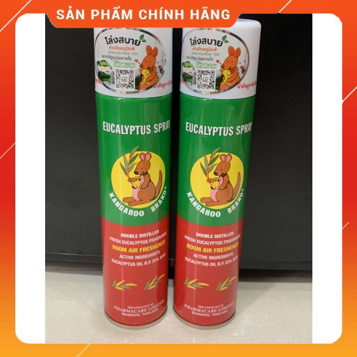 [HCM]Xịt phòng tinh dầu Khuynh Diệp Kangaroo Eucalyptus Oil Spray