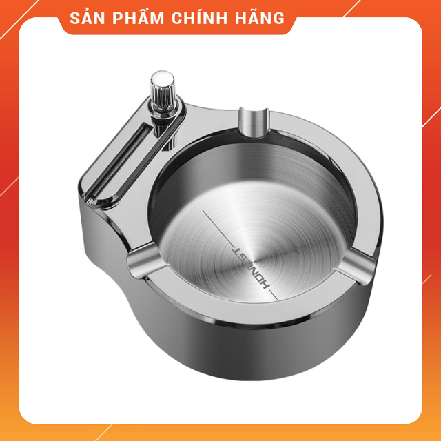 Vỏ Hộp Quẹt Bật Lửa Diêm Xăng Kiêm Gạt Tàn 2 Chức Năng Đẹp Độc Lạ Honest BCZ - Giao Màu Ngẫu Nhiên (KHÔNG XĂNG KHÔNG GAS)