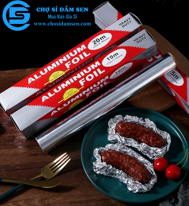 Cuộn giấy bạc 3 mét nướng đồ ăn aluminiumg321-giaybac