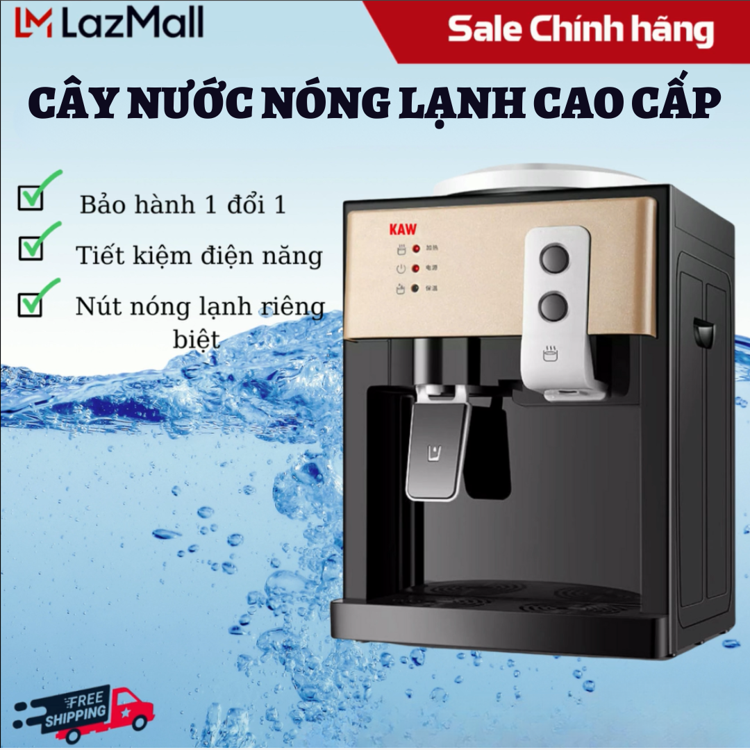 [SALE SỐC] Bình lọc nước nóng lạnh KAW, Máy nước văn phòng, Máy nước để bàn, Cây nước nóng lạnh mini KAW, dễ dàng sử dụng - Bảo hành chính hãng 1 đổi 1