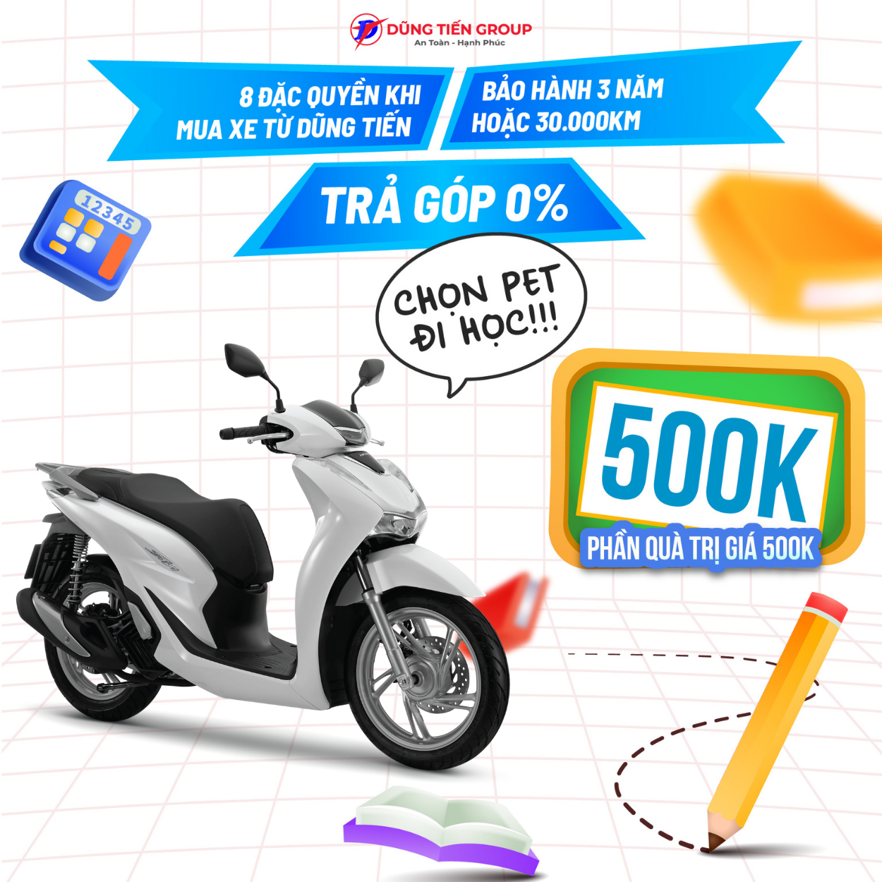 Xe máy honda sh 125i 2024 - phiên bản tiêu chuẩn