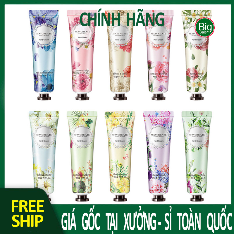 [MẪU MỚI ] COMBO 10  Kem dưỡng da tay Maycreate , kem bôi tay dưỡng ẩm BIGSALEMART A63