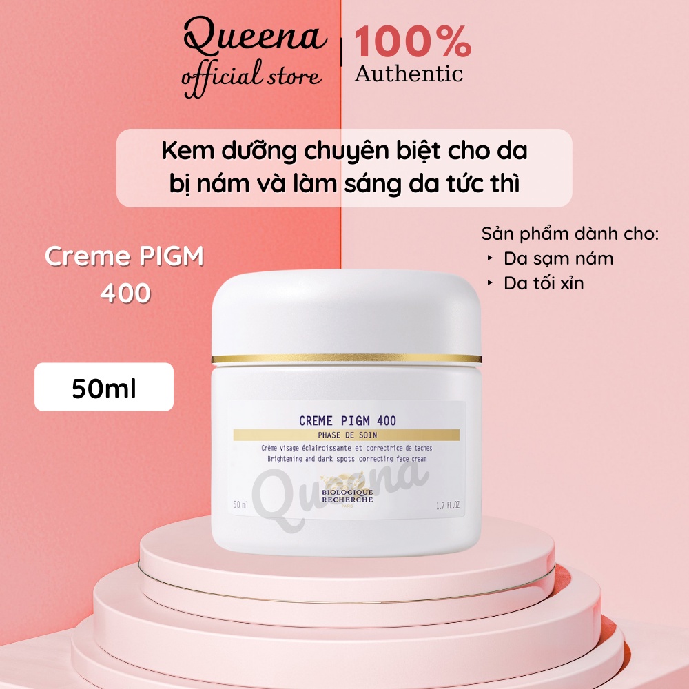 Creme pigm 400 50ml kem dưỡng da thổi bay nám làm sáng da tức thì - k40_50