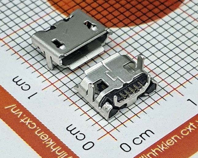Cổng micro usb 5p 4 chân cắm t2