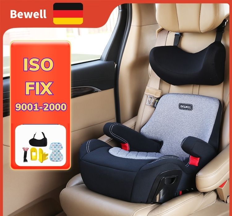 Ghế ngồi ô tô cho bé Bewell (Đức) ISO FIX với tựa lưng điều chỉnh kèm đệm bảo vệ đầu cho bé, giấy chứng nhận 3C từ chính phủ