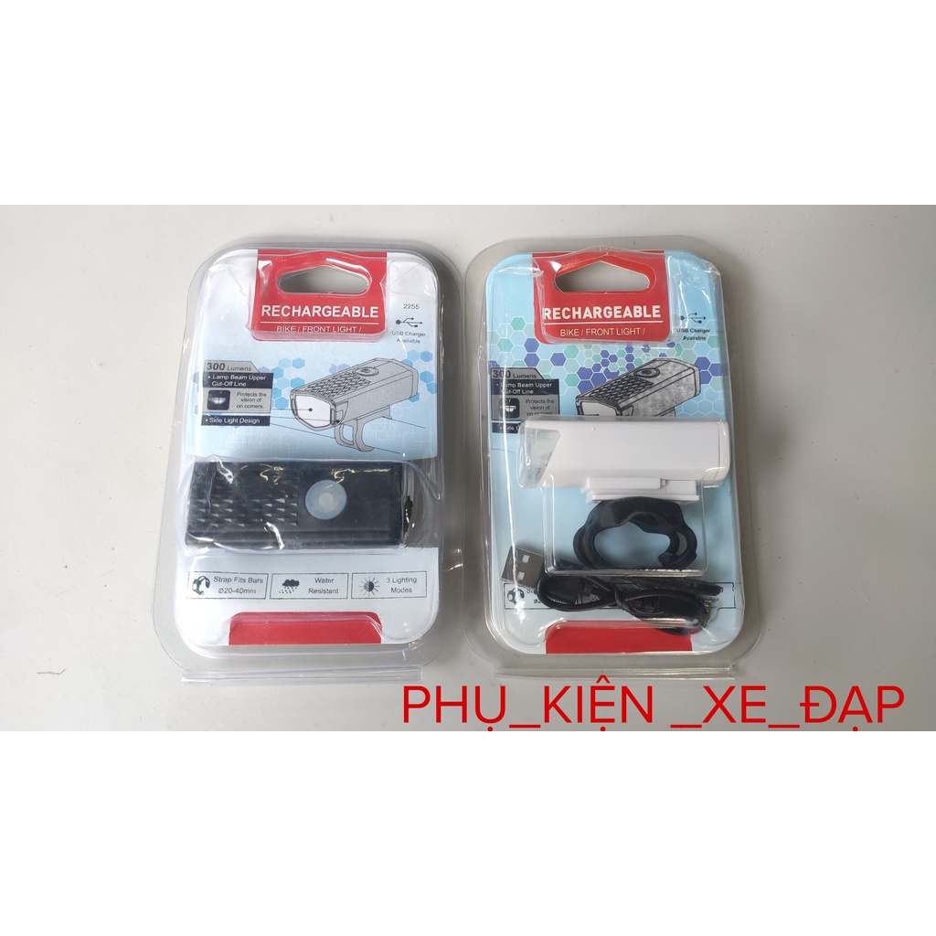 Đèn pha xe đạp 300 Lumens 3 chế độ đèn, Đèn pha xe đạp gia rẻ, Đèn pha xe đạp 3 chế độ
