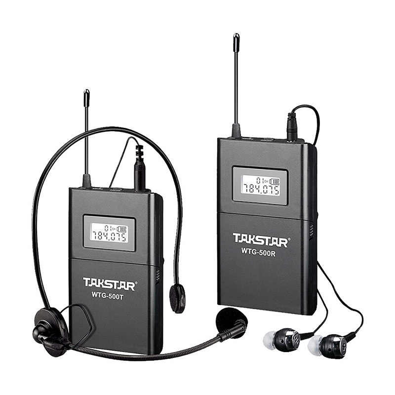 Bộ micro không dây cho hướng dẫn viên, phiên dịch viên, giảng dạy Takstar WTG-500