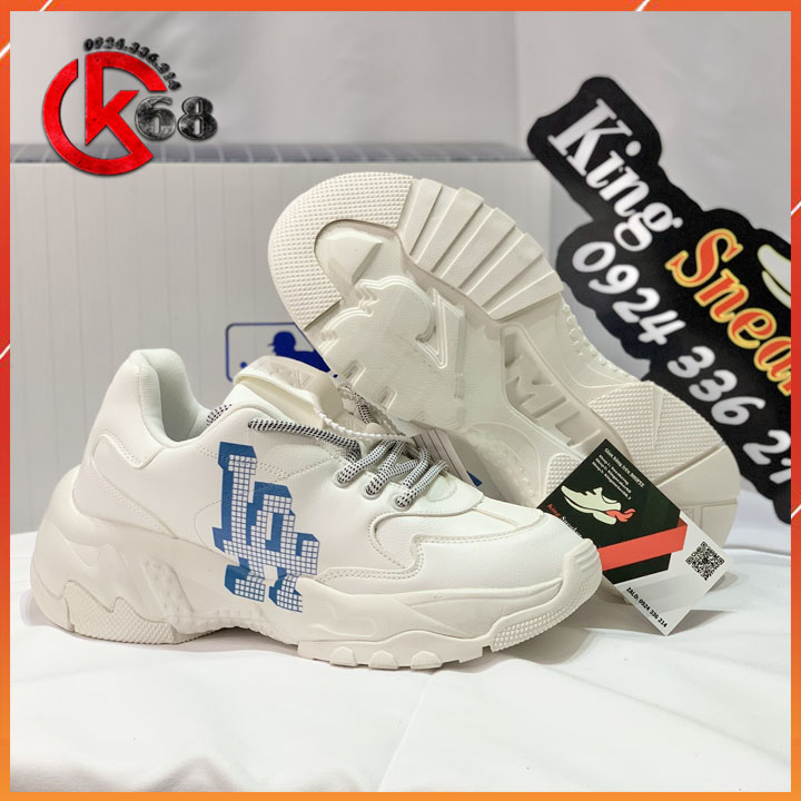 Giày MLB La mẫu mới 2021 Nam Nữ giày tăng chiều cao chữ in 3d không bông trốc cực đep