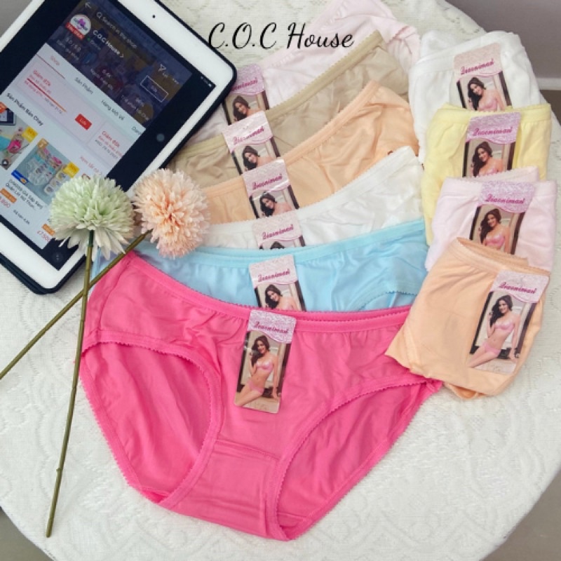 Combo 5 quần lót nữ cotton siêu mịn - quần sịp nữ - quần lót cotton nữ - N07