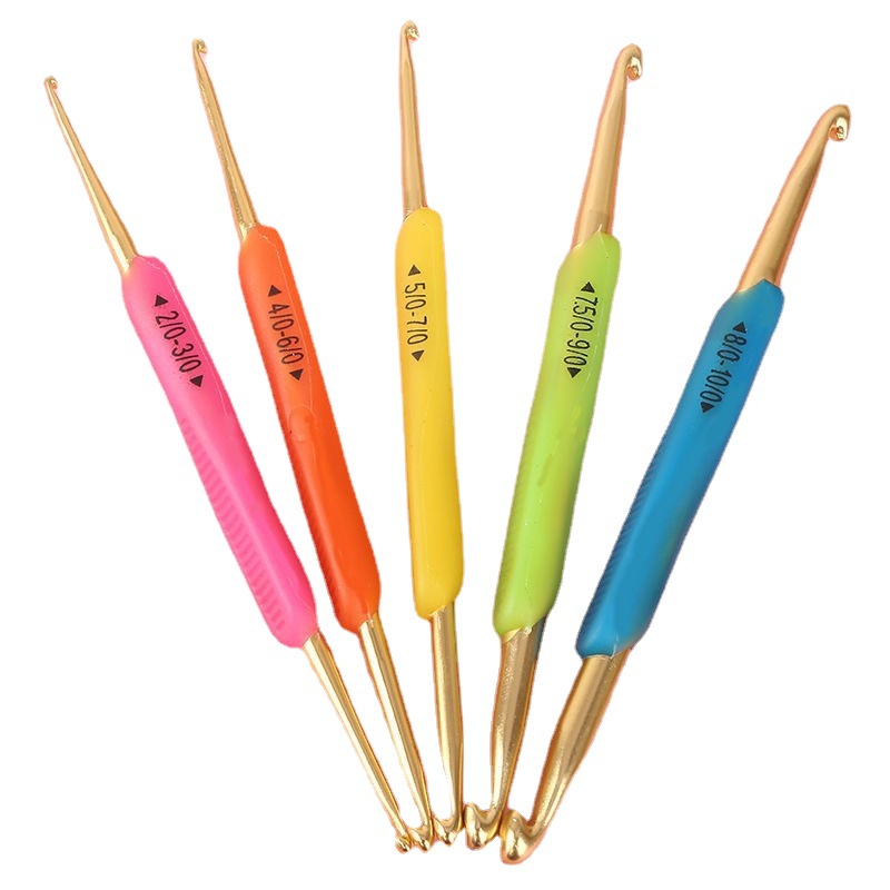 Bộ 5 kim móc 2 đầu size lớn