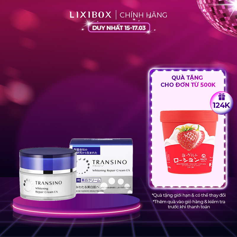 15-17.03 - SIÊU SALE CHÍNH HÃNG Kem Dưỡng Trắng Và Tái Tạo Da Transino