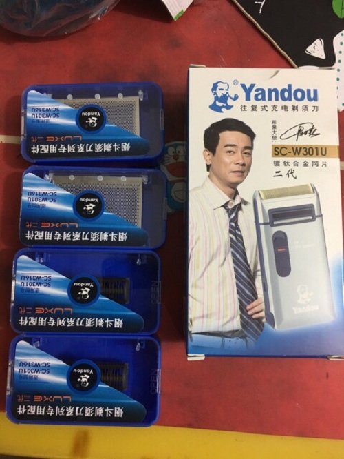 Siêu Combo mua 1 được 5 MÁY CẠO RÂU YANDOU 301 [ Cam Kết Hàng Chuẩn ] [ Bảo Hành 12 Tháng ]
